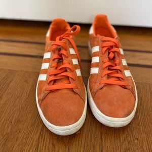 Unisex Adidas Gazelle - Orange Suede size M7/W8.5